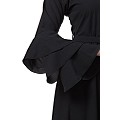 Umbrella abaya with bell sleeves- Black Umbrella abaya with bell sleeves- Black